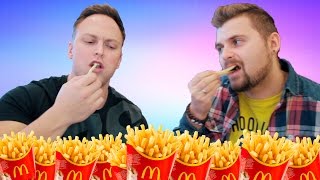 КИЛОГРАММ КАРТОШКИ ФРИ ЗА 10 МИНУТ / ЧЕЛЛЕНДЖ