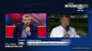 Periodistas chilenos se pelean en vivo por eliminacion chilena