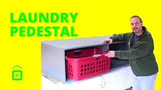 Laundry Room part 1 - How to make a washing machine pedestal