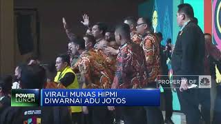 Viral! Munas HIPMI Diwarnai Adu Jotos