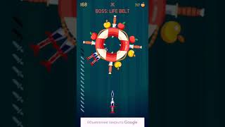 Knife.Hit/Passage of the boss "life belt"/прохождение босса " спасательный пояс"