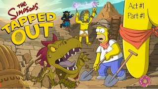 The Simpsons Tapped Out: Time Travel Update (Act 1) Pt.1