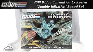 G.I. Joe 2014 Convention Exclusive Zombie Initiative Boxed Set Unboxing and Review