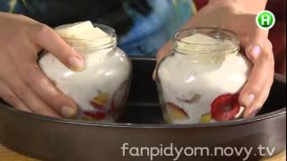 Оригинальный фруктовый салат в банке