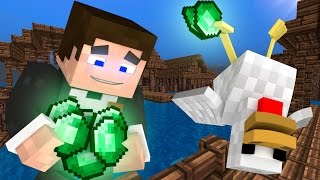МНОГО ДЕНЕГ! КРЕЙЗИ КУРОЧКА В MINECRAFT! ПРОХОЖДЕНИЕ МАЙНКРАФТ! ЧАСТЬ 2