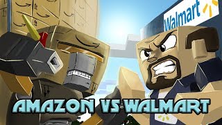 Minecraft | AMAZON ROBOTS VS WALMART SPIES! (Christmas Store Chaos)