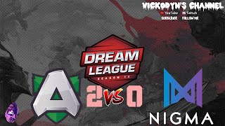 Alliance vs Nigma GAME 2 DREAMLEAGUE EUROPE QUAL