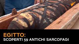 Egitto: scoperti 59 antichi sarcofagi