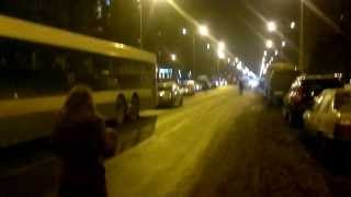 Дтп Санкт-Петербург на Искровском проспекте 18.02.2012.