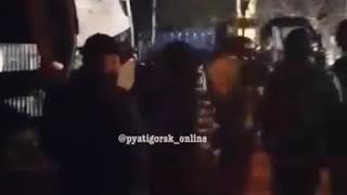 «Тойоту» вытаскивали краном с места ДТП в Лермонтове