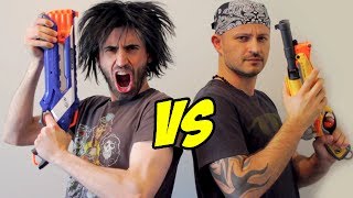 Nerf War: SHOTGUN vs SHOTGUN!