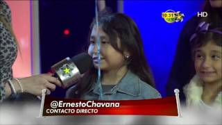 La Hija de Ernesto Chavana nos canta en Premios Fama
