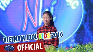 VIETNAM IDOL KIDS - THẦN TƯỢNG ÂM NHẠC NHÍ 2016 - GÁNH HÀNG RAU - THANH THẢO