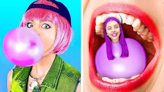 ЕСЛИ БЫ ЛЮДИ БЫЛИ ПРЕДМЕТАМИ || Крутые жизненные ситуации с едой и косметикой от 123 GO Like!