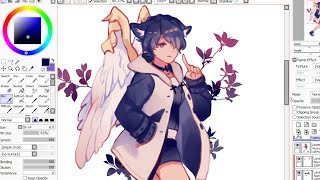 【SAI】Mabinogi Character Speedpaint