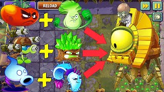 Plants vs Zombies 2 MOD: All Plants Premium Mastery 999999 Vs All Freakin'  Zomboss 