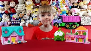 Новые домики для Свинки Пеппы. Игрушечные домики: двухэтажный дом и магазин конфет