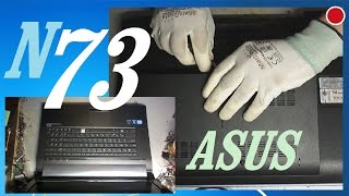 ASUS N73 Disassembly. How to Remove the Bottom Cover. Removing the Keyboard