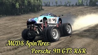 MODS SpinTires: Porsche 911 GT3 RSR Monster