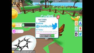 ?Pet Ranch Simulator new codes