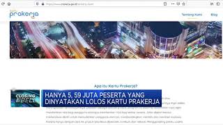 Pendaftar Kartu Prakerja Capai 40 Juta Orang