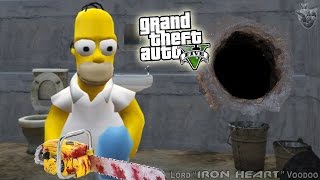 GTA V! ДЕРЗКИЙ ПОБЕГ ИЗ ТЮРЬМЫ ГОМЕРА СИМПСОНА! ВИДЕО ОБЗОР МОДОВ ИГРЫ GTA 5 MODS [ГТА 5 МОДЫ] #100
