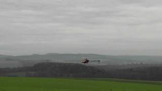 T-Rex 700E Rückenflug Übung