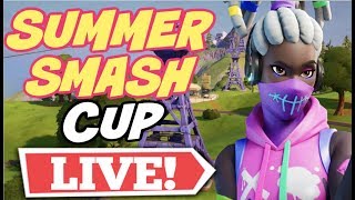 TRYING TO WIN KOMPLEX SKIN IN SOLO SUMMER SMASH CUP! - Fortnite Battle Royale