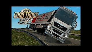 ETS 2 MP Дорога Дурачков Аварии, Пробка, Приколы?