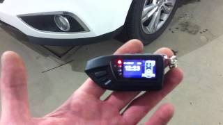 Hyundai IX35 2012г сигнализация Pandora 3970