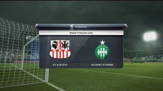 AC Ajaccio - AS Saint-Etienne [PES 2013] | Ligue 1 2012-2013 (15ème Journée) | CPU Vs. CPU