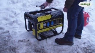 Генератор Firman FPG 3800 в работе