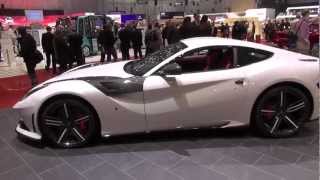 Mansory Ferrari F12 STALLONE: pearl white in superdetail Geneva 2013