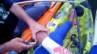 ACIDENTE COM GARATEIA. CAIAQUE FISHING.