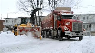 BEAUTIFUL SNOW REMOVAL OPERATION !