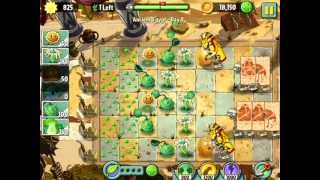 Plants vs. Zombies 2 - Ancient Egypt - Day 9 (2nd Star) [PvZ 2 Walkthrough]