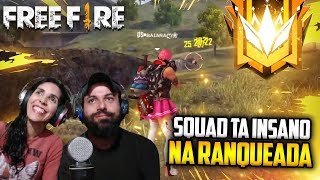 ?FREEFIRE AO VIVO!!SQUAD SÓ RANQUEADA BRUTAL FOCO NO DESAFIANTE PRA CIMA GALERA?