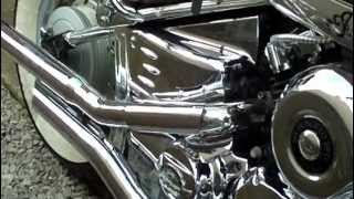 XVS 650 A YAMAHA DRAGSTAR V STAR CLASSIC (Highway Hawk slash cut exhaust) CUSTOM CRUISER