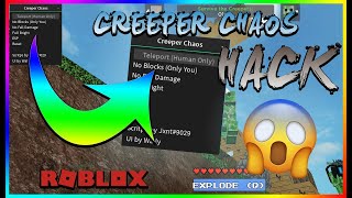 *NEW* CREEPER CHAOS HACK SCRIPT GUI ( TP PLAYERS, NO BLOCKS, ESP, FULL BRIGHT E MORE! )