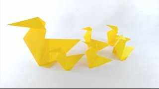 origami duck fast easy kid paper duck how to make paper duck for kid