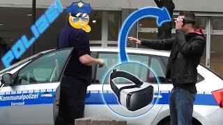 VR BRILLE PRANK (+ AN POLIZEI !!!) | PvP