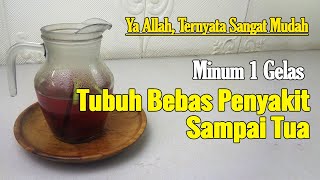 HANYA MINUM INI, TUBUH JADI SEKEBAL BAJA DAN BEBAS PENYAKIT SELAMA-LAMANYA