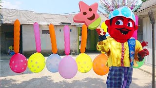 Ondel Ondel mencari ES KRIM PATRICK di dalam balon menggantung !!!