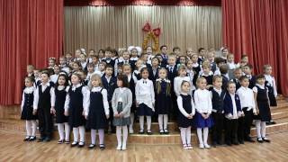 "Теперь мы первоклашки" Посвящение в первоклассники Школа 1955 СП2