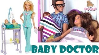 Мультик Барби. Играем в Доктора Куклы Барби. Baby Doctor Барби Мультик. Девушки Эквестрии. Пупсики