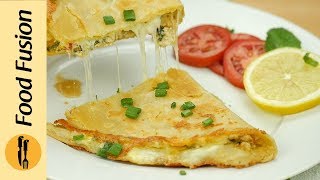 Folded Chicken Paratha Recipe By Food Fusion