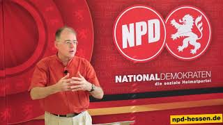 Fragerunde mit Karl Richter zum außenpolitischen Verständnis der NPD