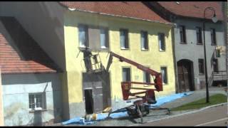 Renovace a nátěr staré fasády