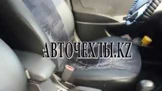 Авточехлы на Hyundai Accent, экокожа, Автопилот