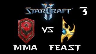 StarCraft 2 - MMA [T] vs Feast [P] G3 (Commentary)